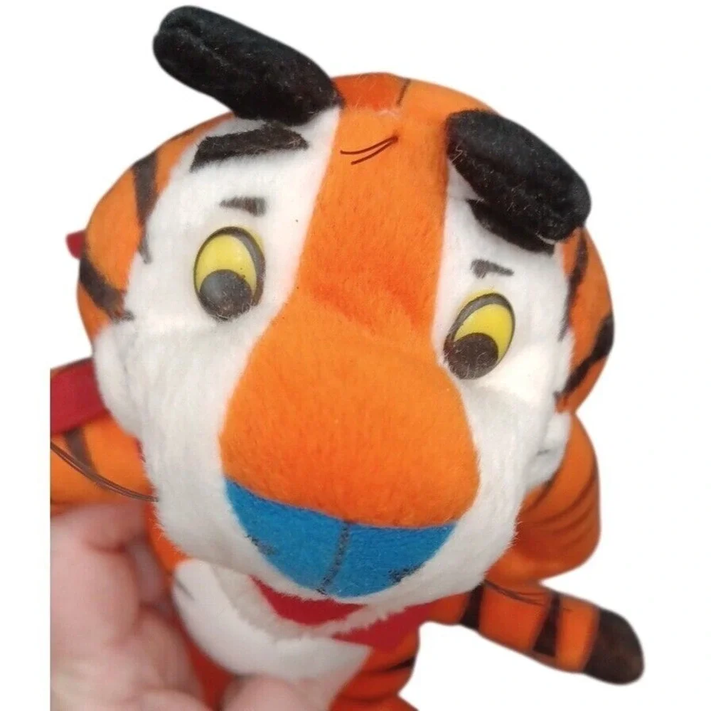 Vintage 1991 Kellogg's Tony the Tiger Plush Frosted‎ Flakes Cereal Mascot Toy